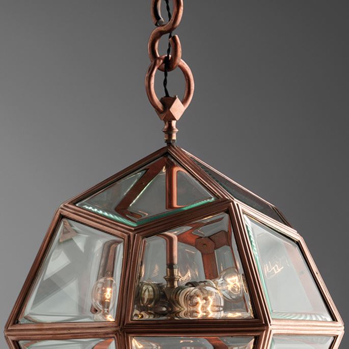 Adolf Loos - Hanging multi faceted lamp | MasterArt
